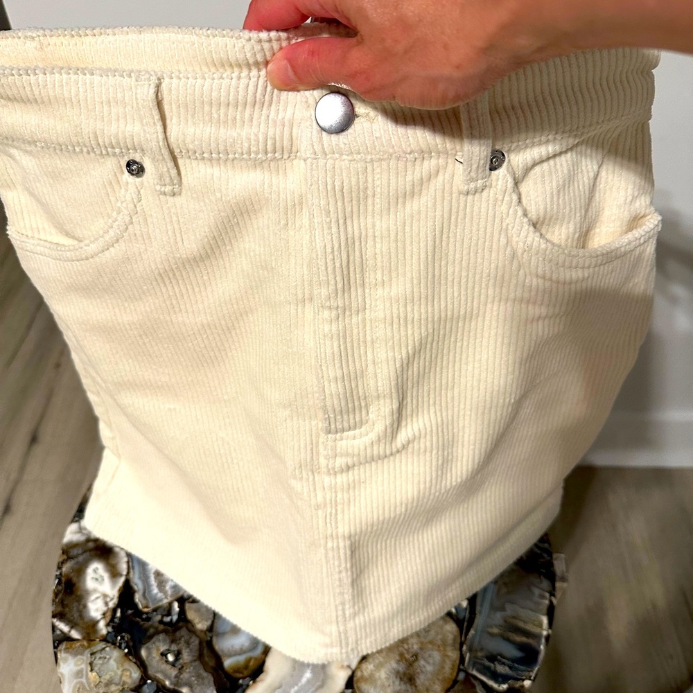 ASOS/MONKI CORD MINI SKIRT